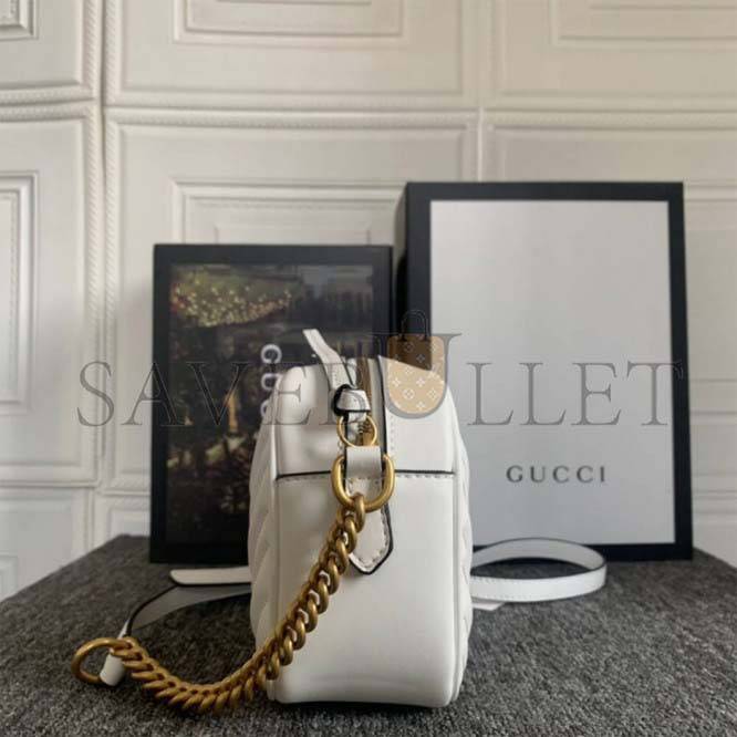 G*u*i marmont small matelasse shoulder bag 447632 (24*13*7cm)